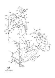 XC125 Топливный бак