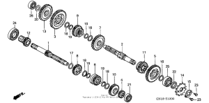 XR80R Трансмиссия
