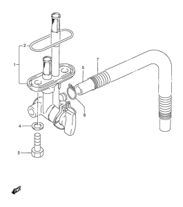 DR350 Топливный кран