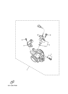 YBR250 Впускная система 2