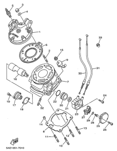 TDR125 Цилиндры