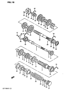 GS1100 Трансмиссия