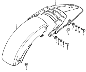 SP370 Заднее крыло