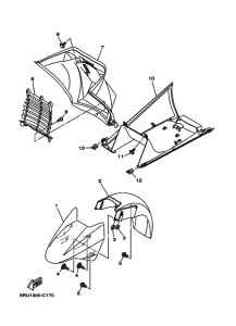 YP250G ﾌｴﾝﾀﾞ