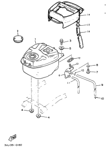 CW50 Топливный бак