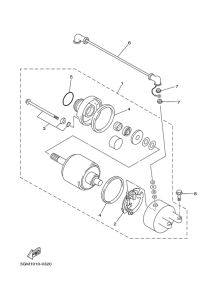 YP250 Стартер