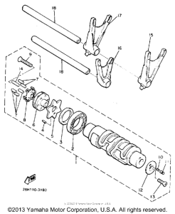XVZ13U Копирный вал