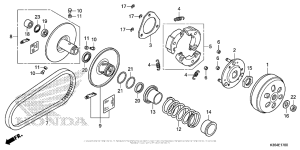 PCX150 Вариатор