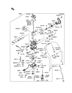RM-Z250 Carburetor assy
