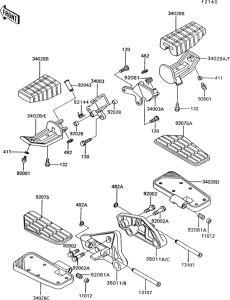 ZG1200 Подножки