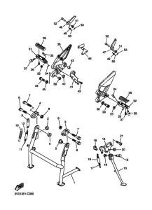 FZ6-S Support & repose pied