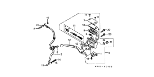 SJ100 Передний главный тормозной цилиндр
