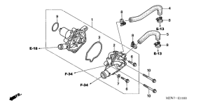 NT700V Водяная помпа