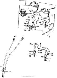 CB350 Спидометр + тахометр