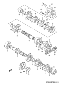 DR350 Трансмиссия