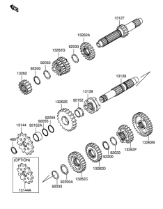 RM-Z250 Трансмиссия