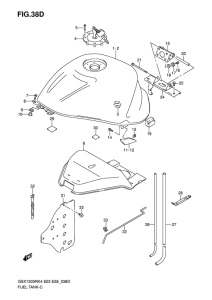 GSX1300R Tank fuel