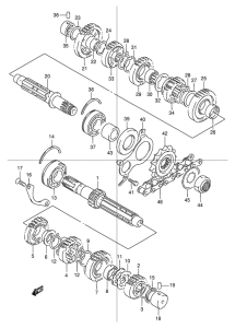 GSX1200 Трансмиссия