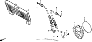 CB550 Масляный картер