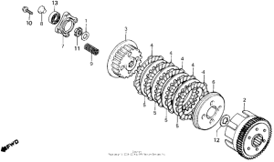 TLR200 Сцепление