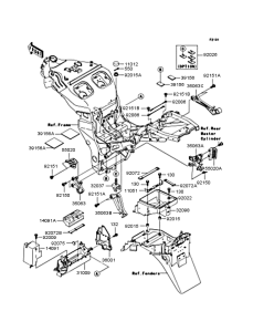 ZX1200 Рама ,крепежные детали