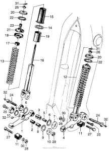 C70 Передняя вилка