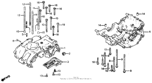 FT500 Картер двигателя