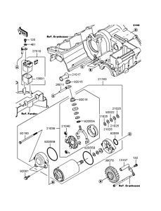 ZR1200 Starter motor / starter clutch