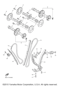 VMX17 Цепь механизма газораспределения