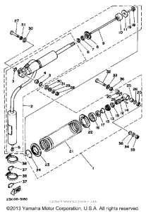 YZ490K Задний рычаг подвески