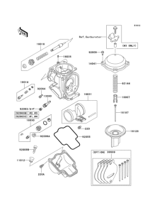 ZX600 Карбюратор в разборе