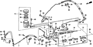 GL1500I Задний тормозной цилиндр
