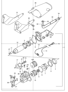 GSX1300R Pump assy