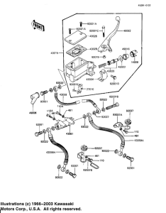 KZ1100 Передний тормозной цилиндр