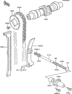 EX305 Распред вал