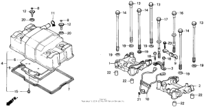 CMX450 Крышка головки цилиндров