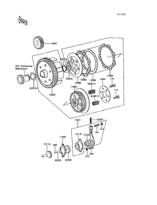 KE100 Сцепление