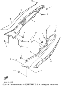 XJ600SFC Боковые обтекатели