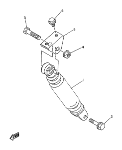 YA50F Suspension trasera