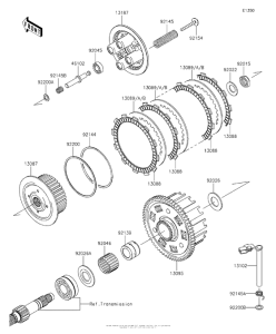 ZR800 Сцепление