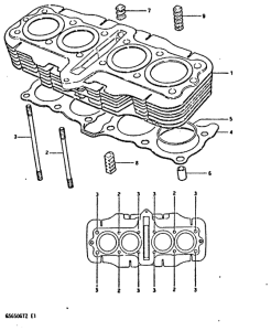 GS650 Цилиндр