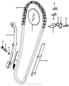 XR75 Натяжитель цепи