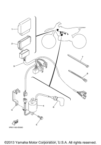 YZ250T1 Электрика