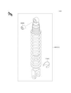 KL250 Амортизатор