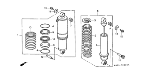 GL1500A Rear cushion
