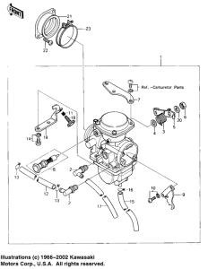 KL250 Carburetor assy