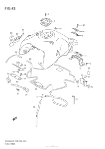 DL650 (ABS) Fuel Tank (E33)