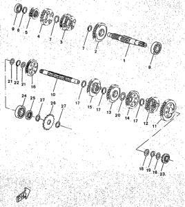 TZR50 Трансмиссия