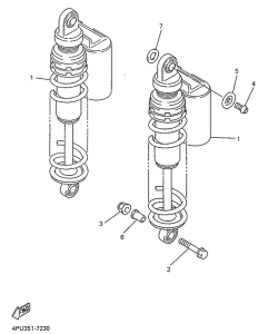 XJR1200SP Задняя подвеска