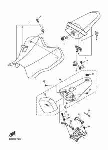 YZF-R1M Сиденье